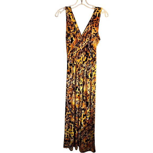 Star Vixen Small Yellow Women's Sleeveless Maxi BOHO Long Sun Dress Miss 4 6 - Picture 5 of 6